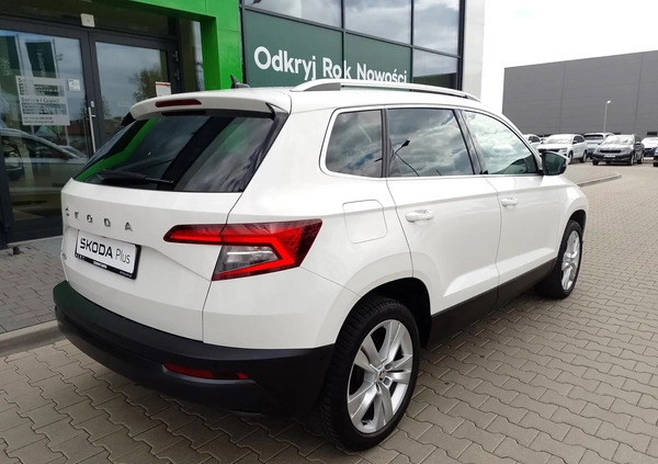 Skoda Karoq cena 109900 przebieg: 96028, rok produkcji 2019 z Wąsosz małe 497